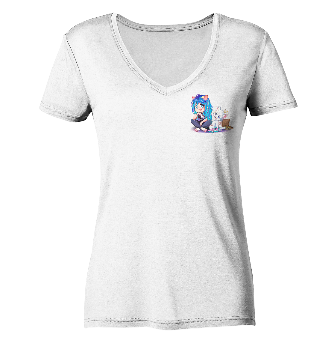 Vuipecula Logo - Ladies V-Neck Shirt