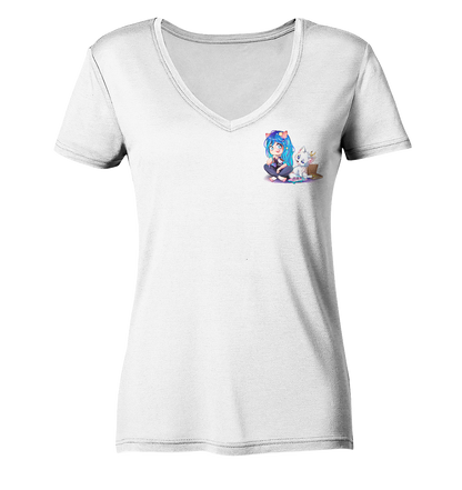 Vuipecula Logo - Ladies V-Neck Shirt