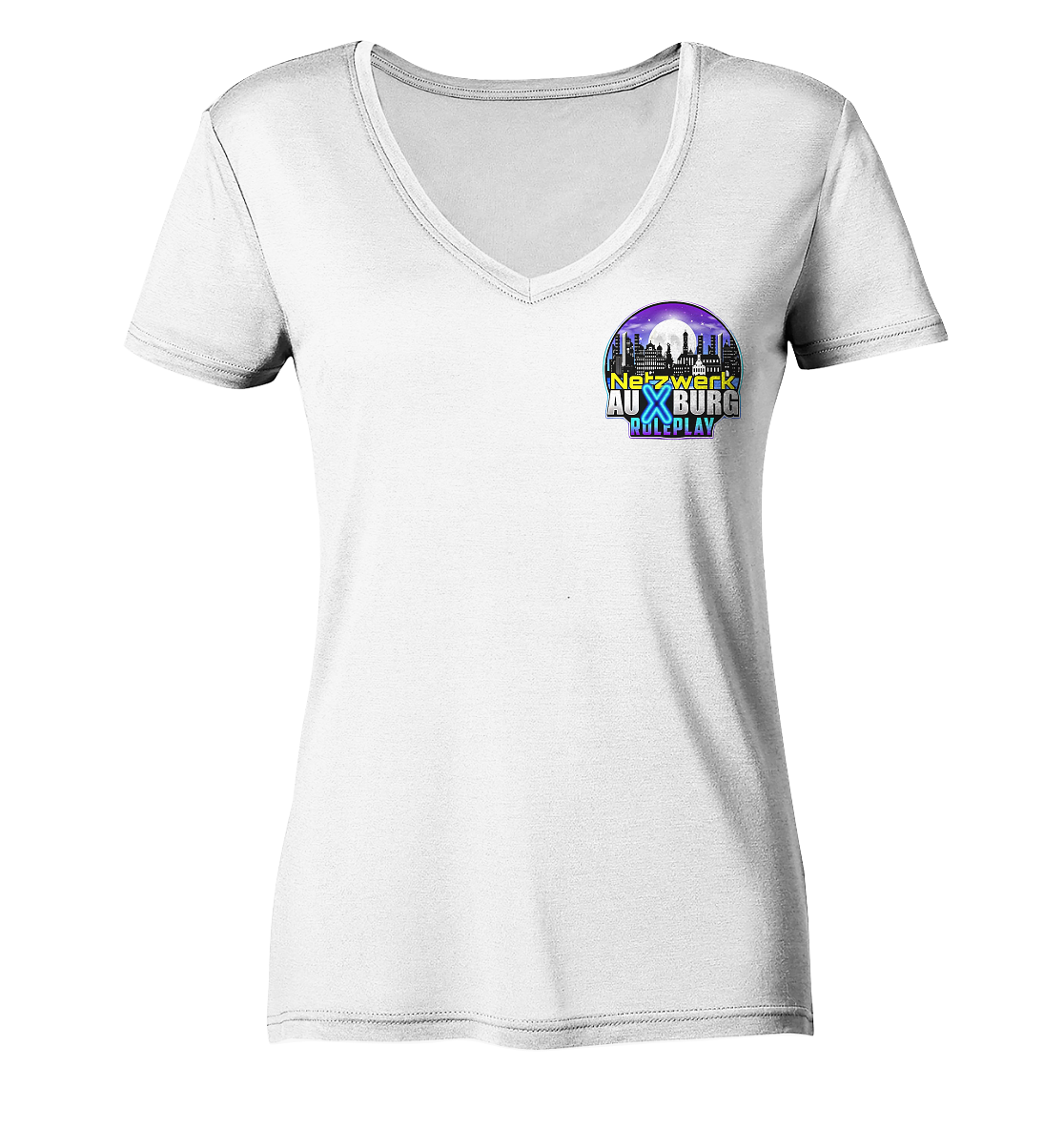 Auxburger Roleplay Logo - Ladies V-Neck Shirt