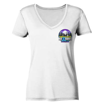 Auxburger Roleplay Logo - Ladies V-Neck Shirt