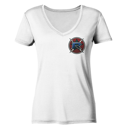 RogueDevil Logo - Ladies V-Neck Shirt
