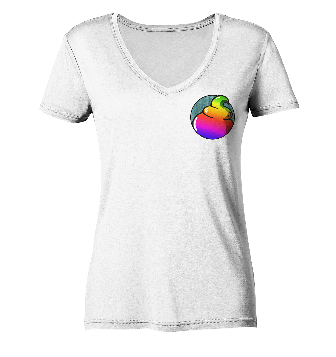 BlaBlubzZ Pride - Ladies V-Neck Shirt