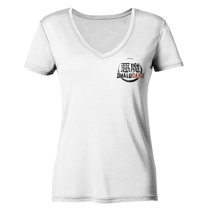 Dhalucard Logo - Ladies V-Neck Shirt