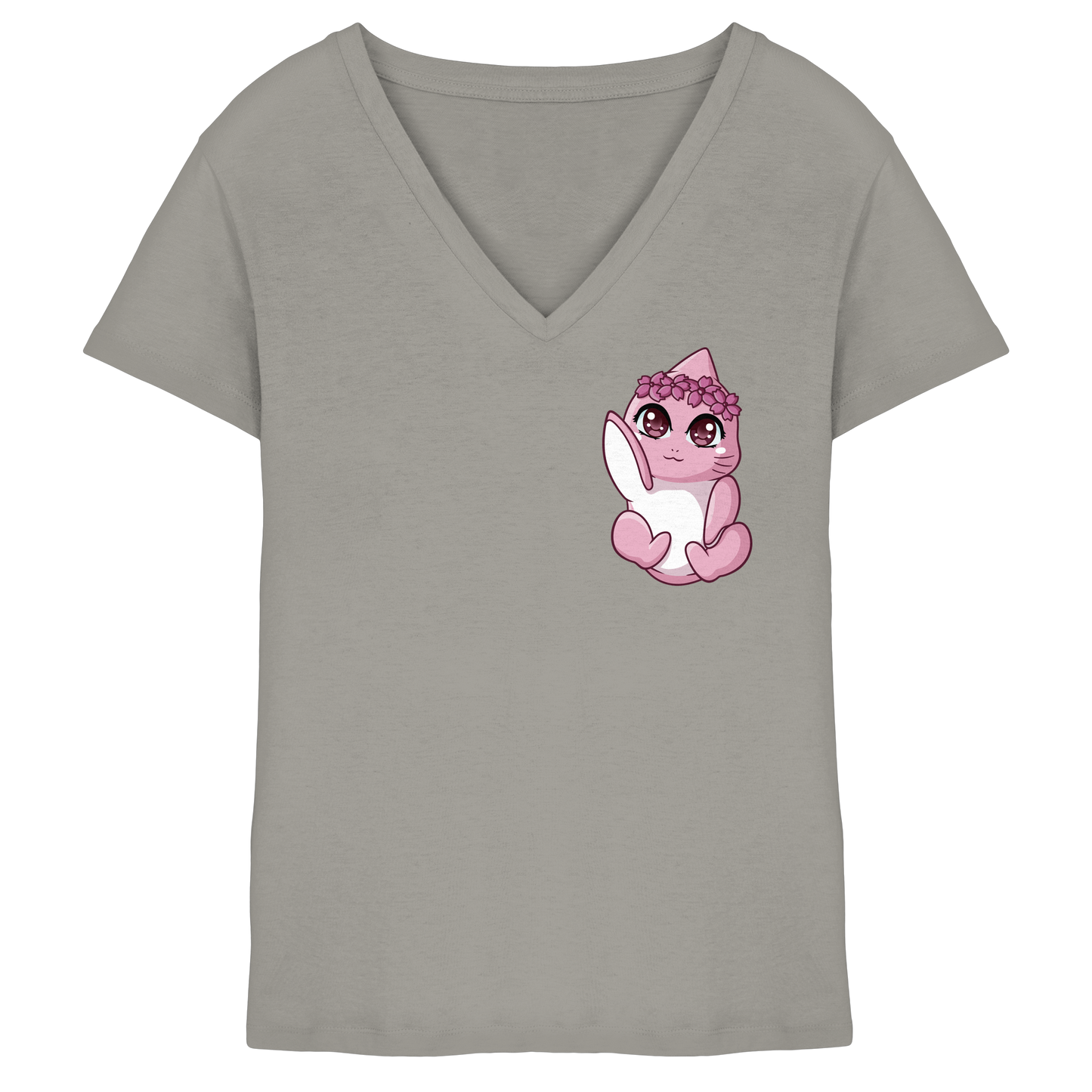 xMissSharkyx Hi - Ladies V-Neck Shirt