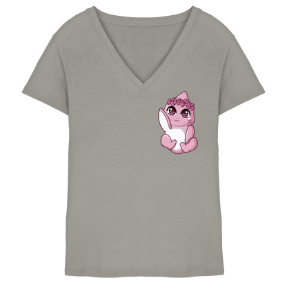 xMissSharkyx Hi - Ladies V-Neck Shirt