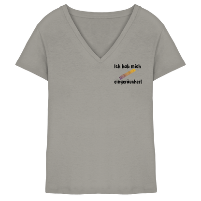 TuulatheCat Eingeräuchert - Ladies V-Neck Shirt