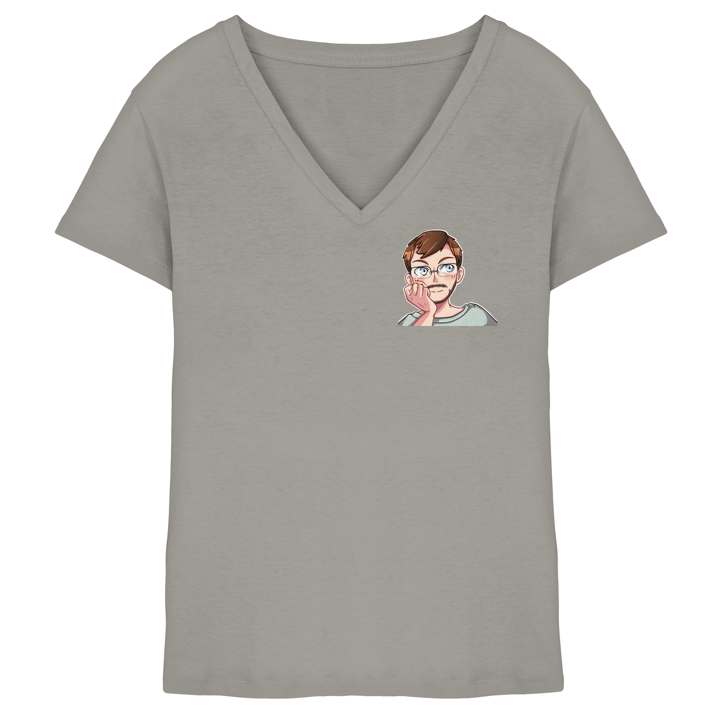 Stuggi888 Smile - Ladies V-Neck Shirt