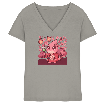 xMissSharkyx Festival - Ladies V-Neck Shirt