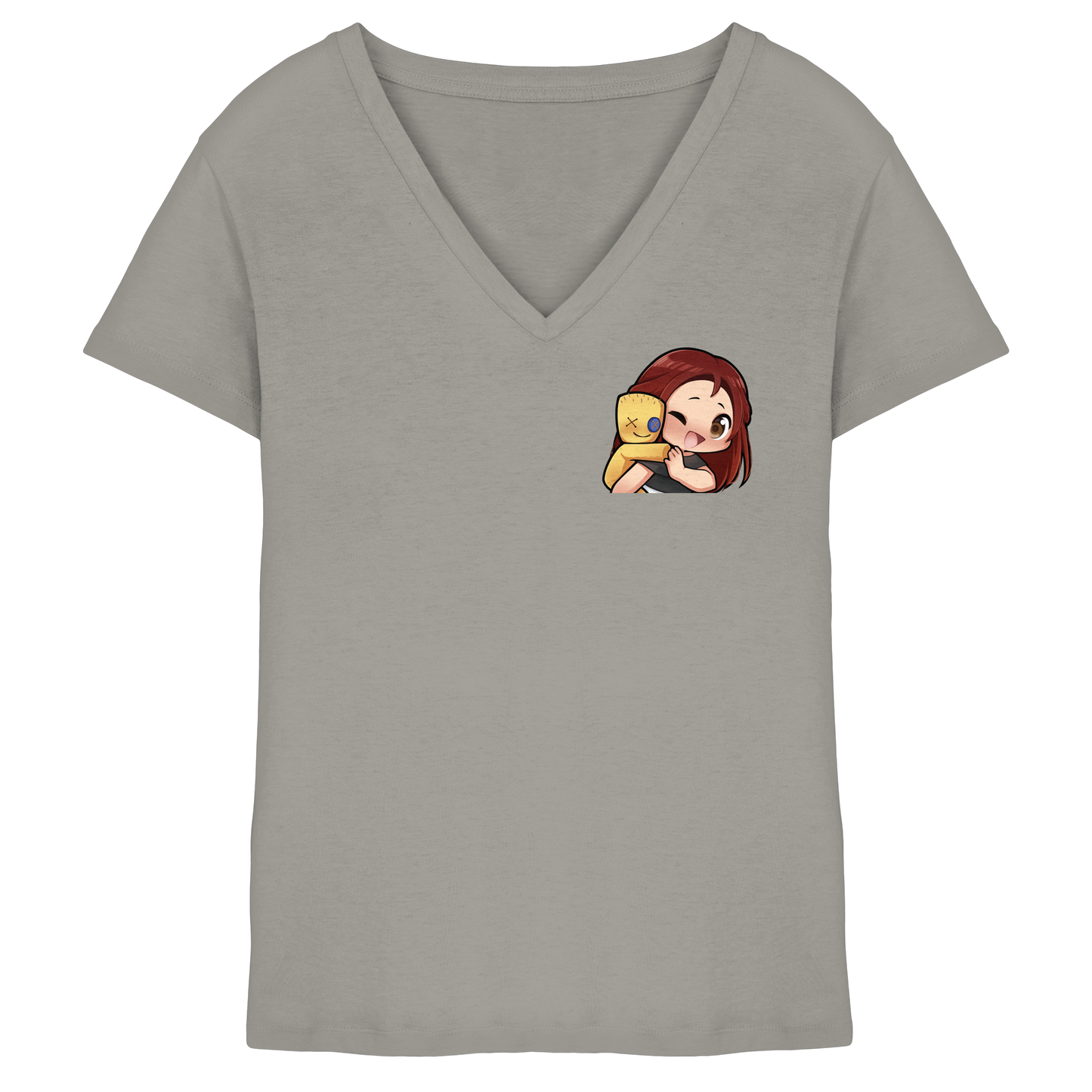 KoRngirL81 Hug - Ladies V-Neck Shirt