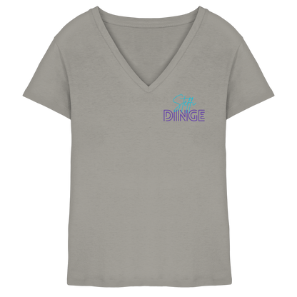 Steffinesse Dinge - Ladies V-Neck Shirt