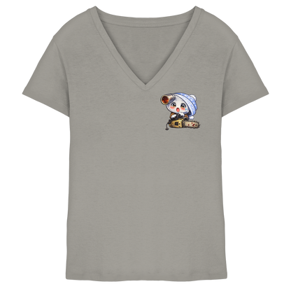 McHammer1502 Chainsaw - Ladies V-Neck Shirt