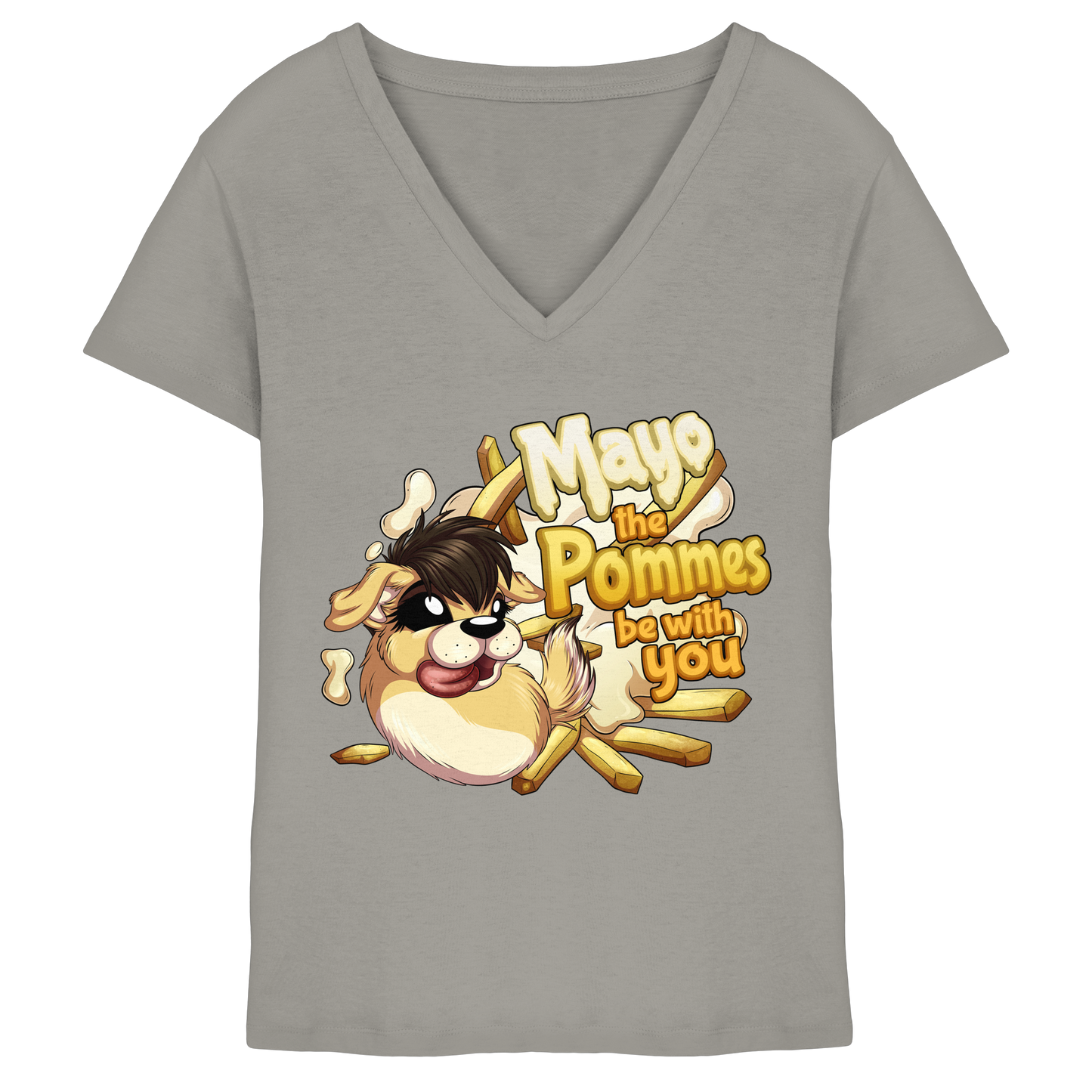LupiArts Mayo - Ladies V-Neck Shirt