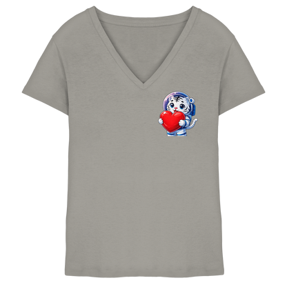 MaxxelVerse Heart - Ladies V-Neck Shirt