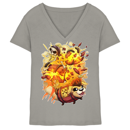 LupiArts LupiKEGto - Ladies V-Neck Shirt