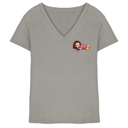 KoRngirL81 Herz - Ladies V-Neck Shirt