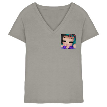 x_Kookie_Moon_x Music - Ladies V-Neck Shirt