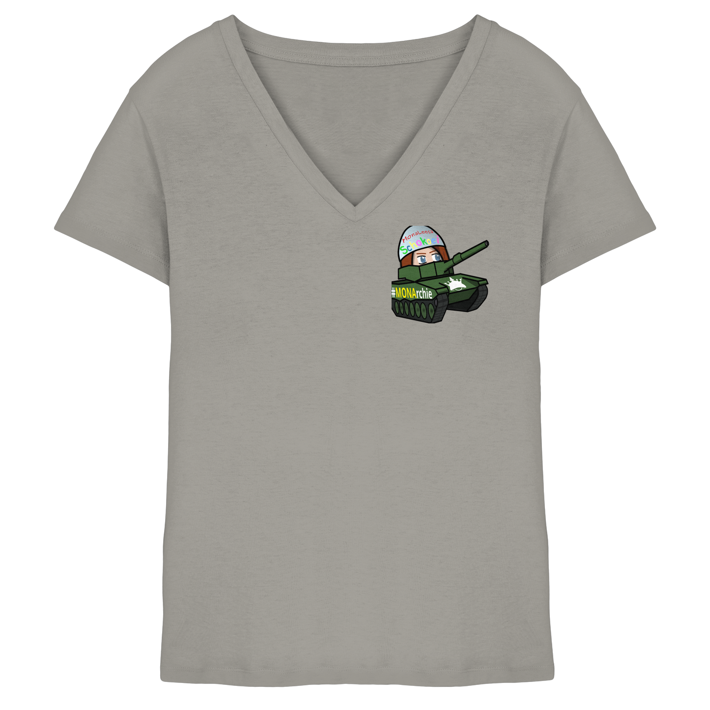 MonaLeesa Stealth - Ladies V-Neck Shirt