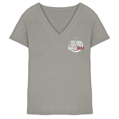 Dhalucard Logo - Ladies V-Neck Shirt