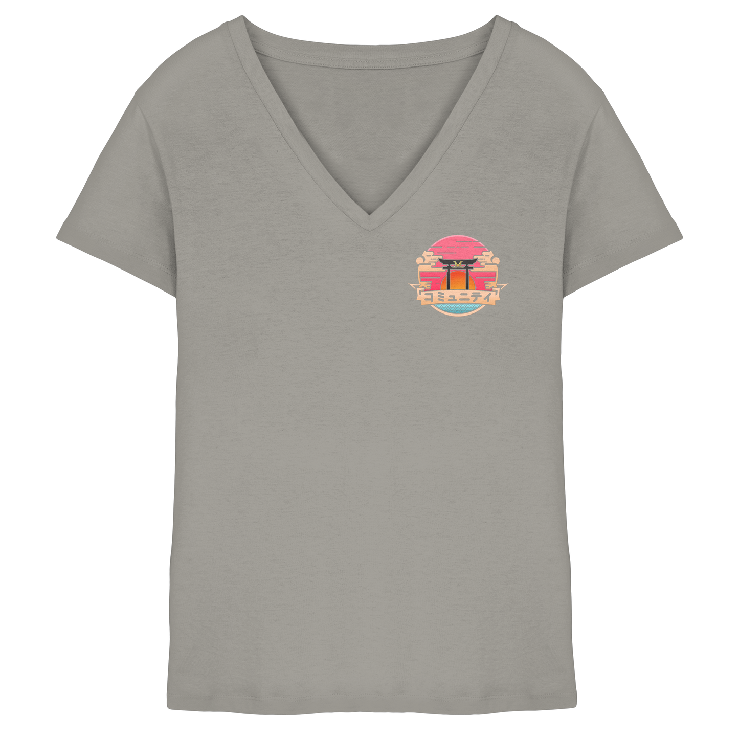 Majin Dhalucard Community Clean - Ladies V-Neck Shirt