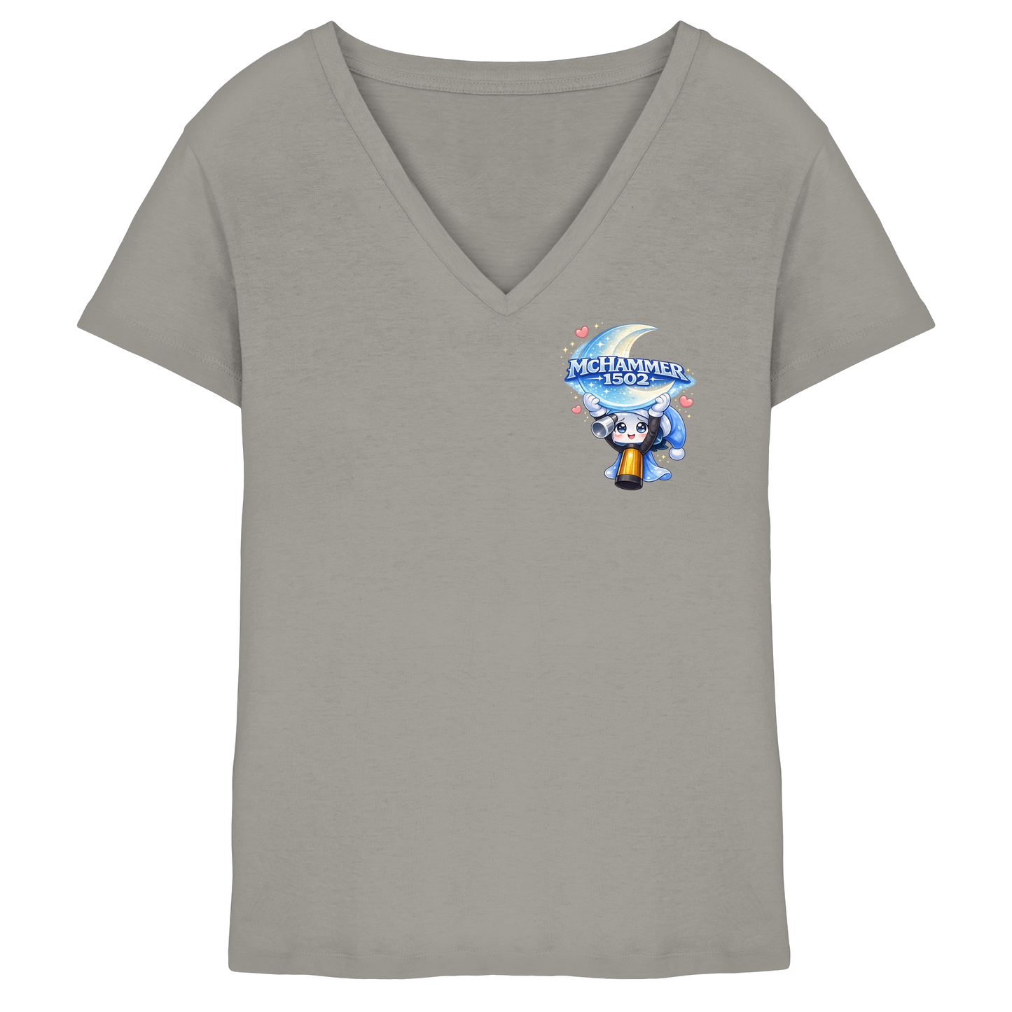 McHammer1502 Logo - Ladies V-Neck Shirt