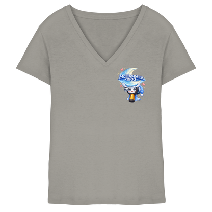 McHammer1502 Logo - Ladies V-Neck Shirt