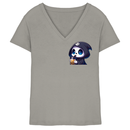 Fabertx Sip - Ladies V-Neck Shirt