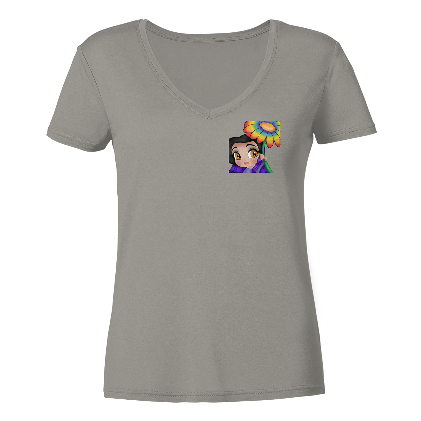 x_Kookie_Moon_x Blume - Ladies V-Neck Shirt
