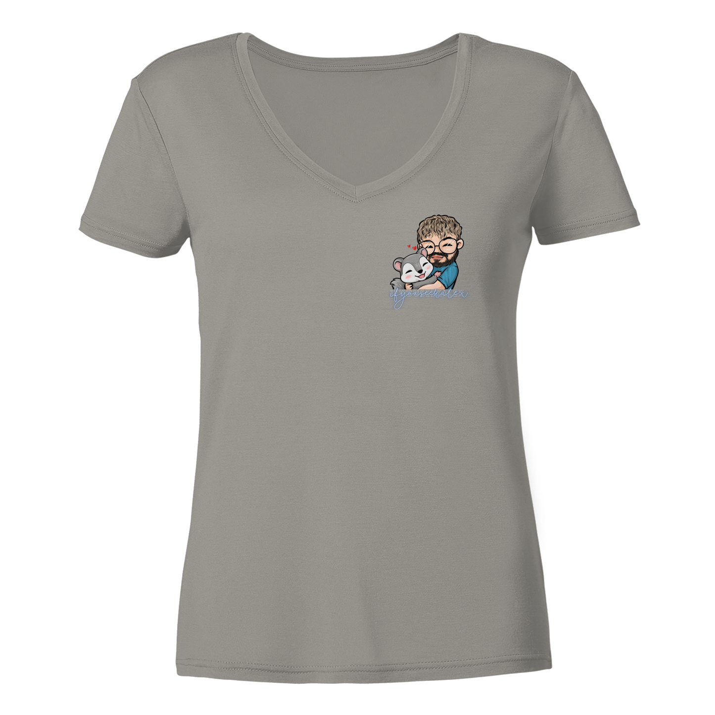 ifyouseekalex hug - Ladies V-Neck Shirt