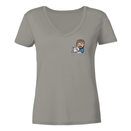 ifyouseekalex hug - Ladies V-Neck Shirt