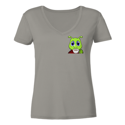Raupi Coffee - Ladies V-Neck Shirt
