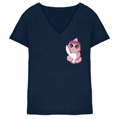 xMissSharkyx Hi - Ladies V-Neck Shirt