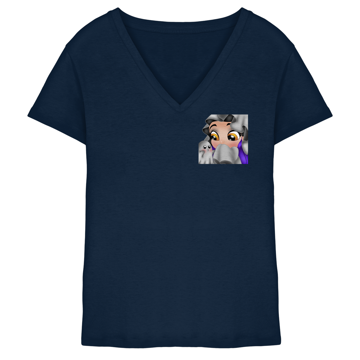 x_Kookie_Moon_x Buh - Ladies V-Neck Shirt