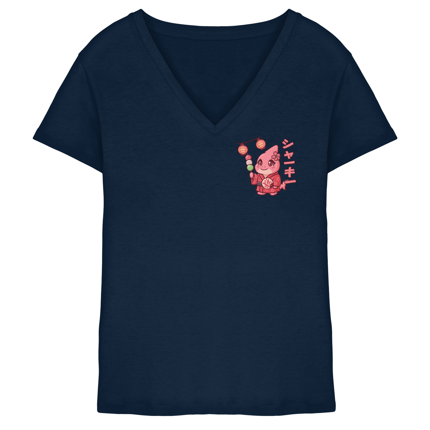 xMissSharkyx Kimono - Ladies V-Neck Shirt