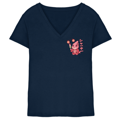 xMissSharkyx Kimono - Ladies V-Neck Shirt