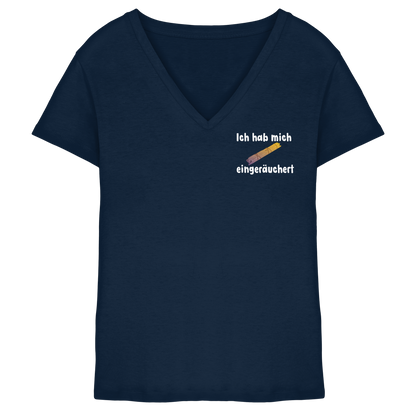 TuulatheCat Eingeräuchert - Ladies V-Neck Shirt