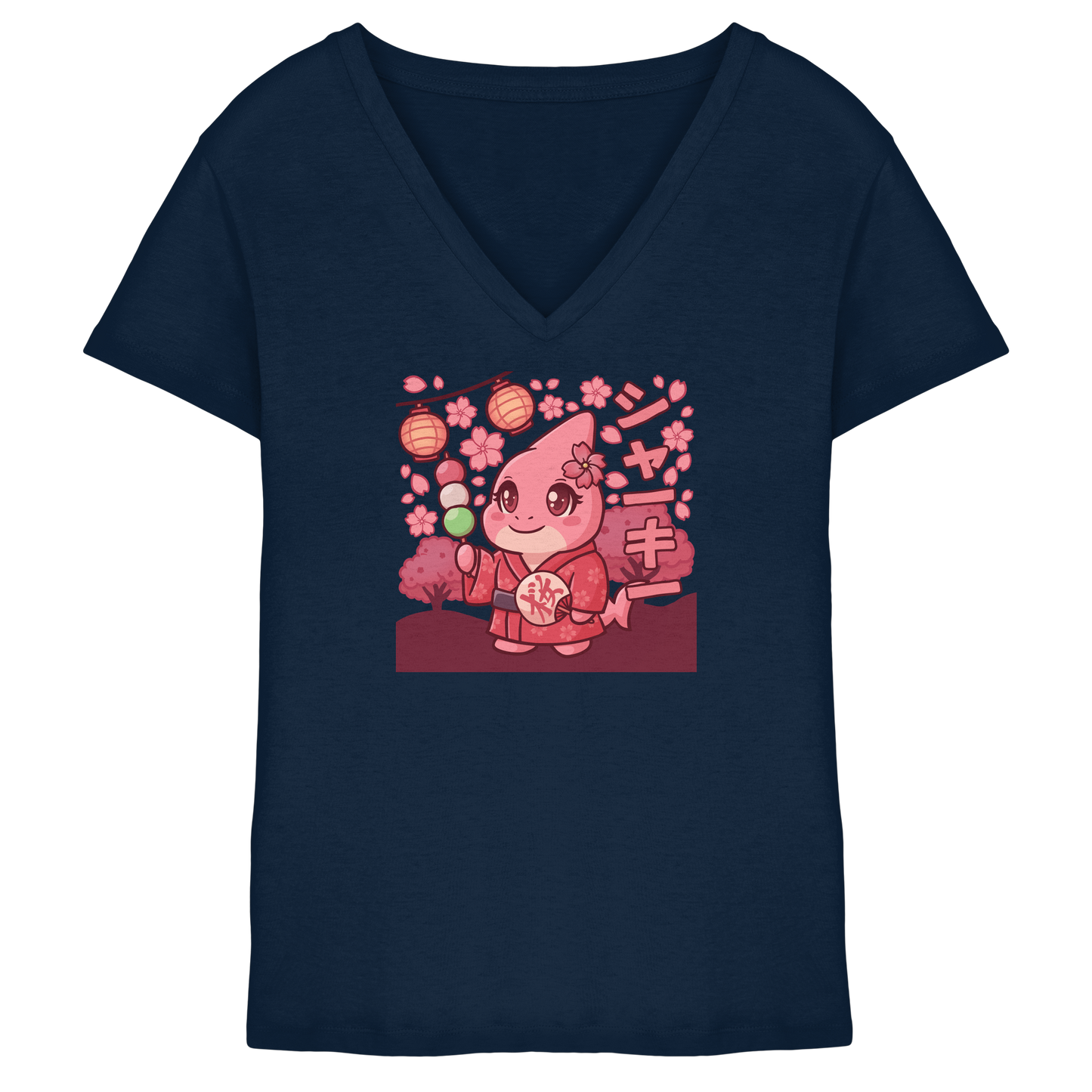 xMissSharkyx Festival - Ladies V-Neck Shirt