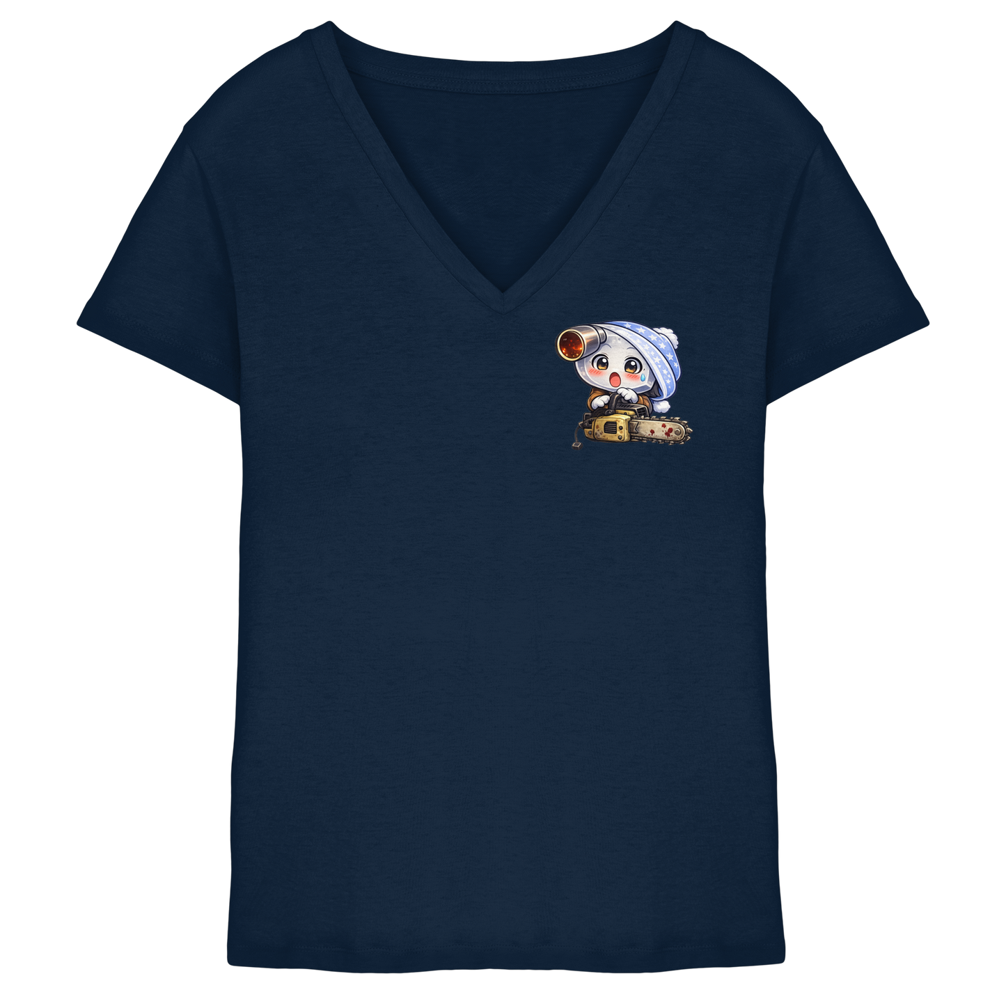 McHammer1502 Chainsaw - Ladies V-Neck Shirt