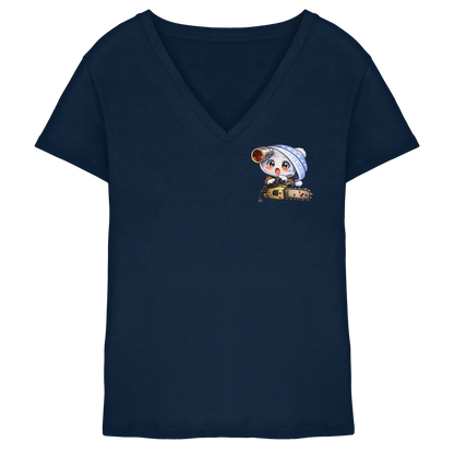 McHammer1502 Chainsaw - Ladies V-Neck Shirt