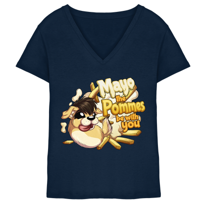 LupiArts Mayo - Ladies V-Neck Shirt