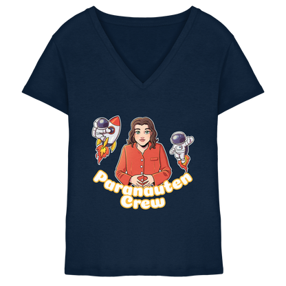 kairPARAvell Paranauten Crew - Ladies V-Neck Shirt (Frontprint)