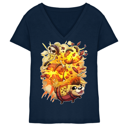 LupiArts LupiKEGto - Ladies V-Neck Shirt