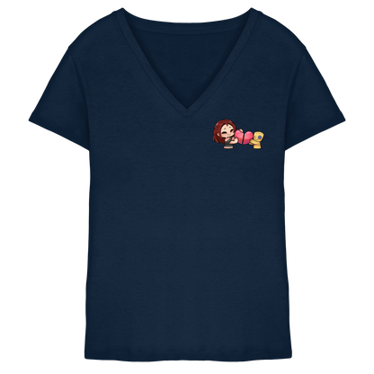 KoRngirL81 Herz - Ladies V-Neck Shirt