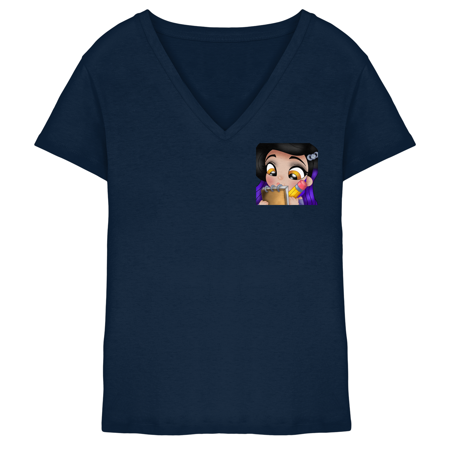 x_Kookie_Moon_x Noted - Ladies V-Neck Shirt