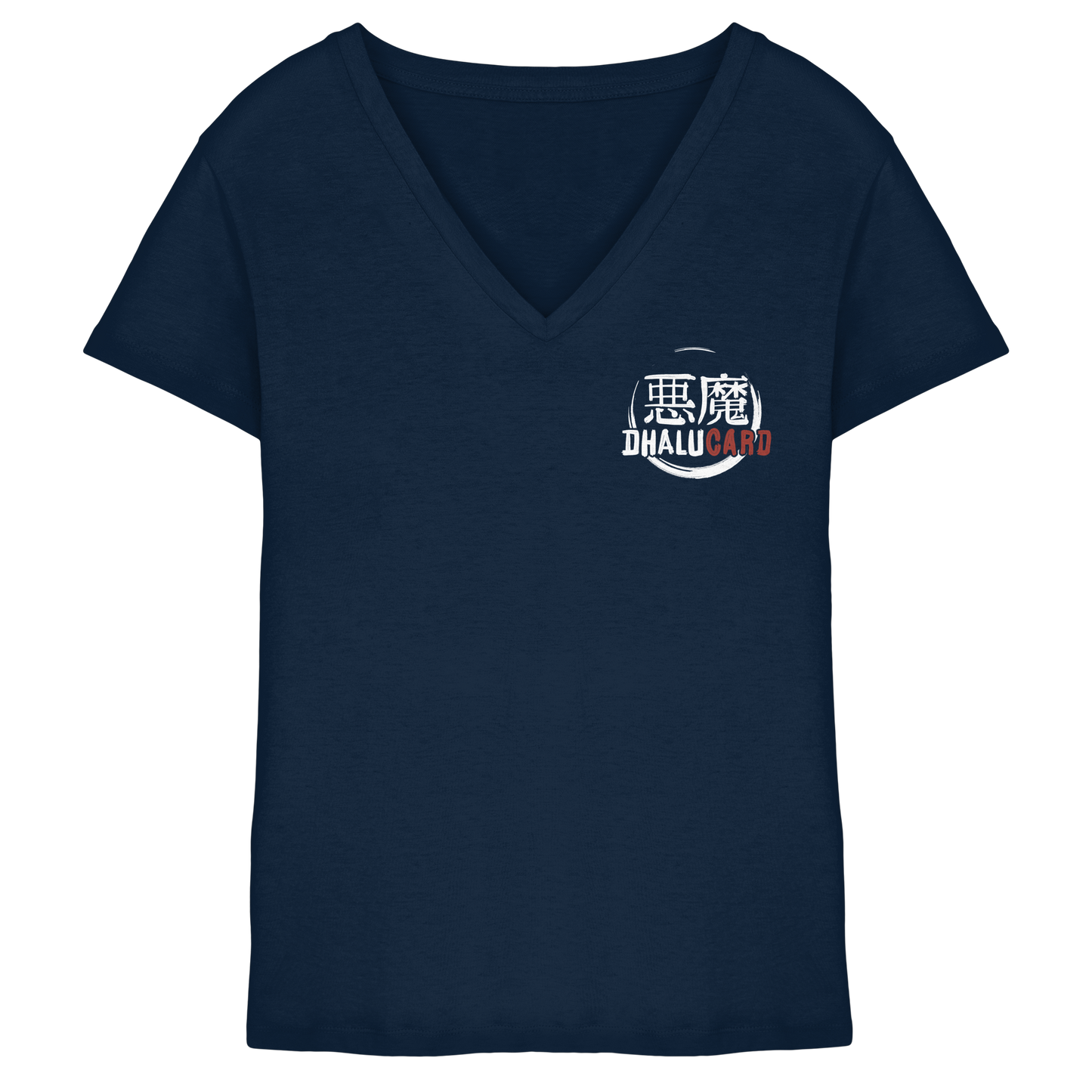 Dhalucard Logo - Ladies V-Neck Shirt