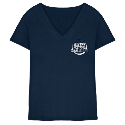 Dhalucard Logo - Ladies V-Neck Shirt