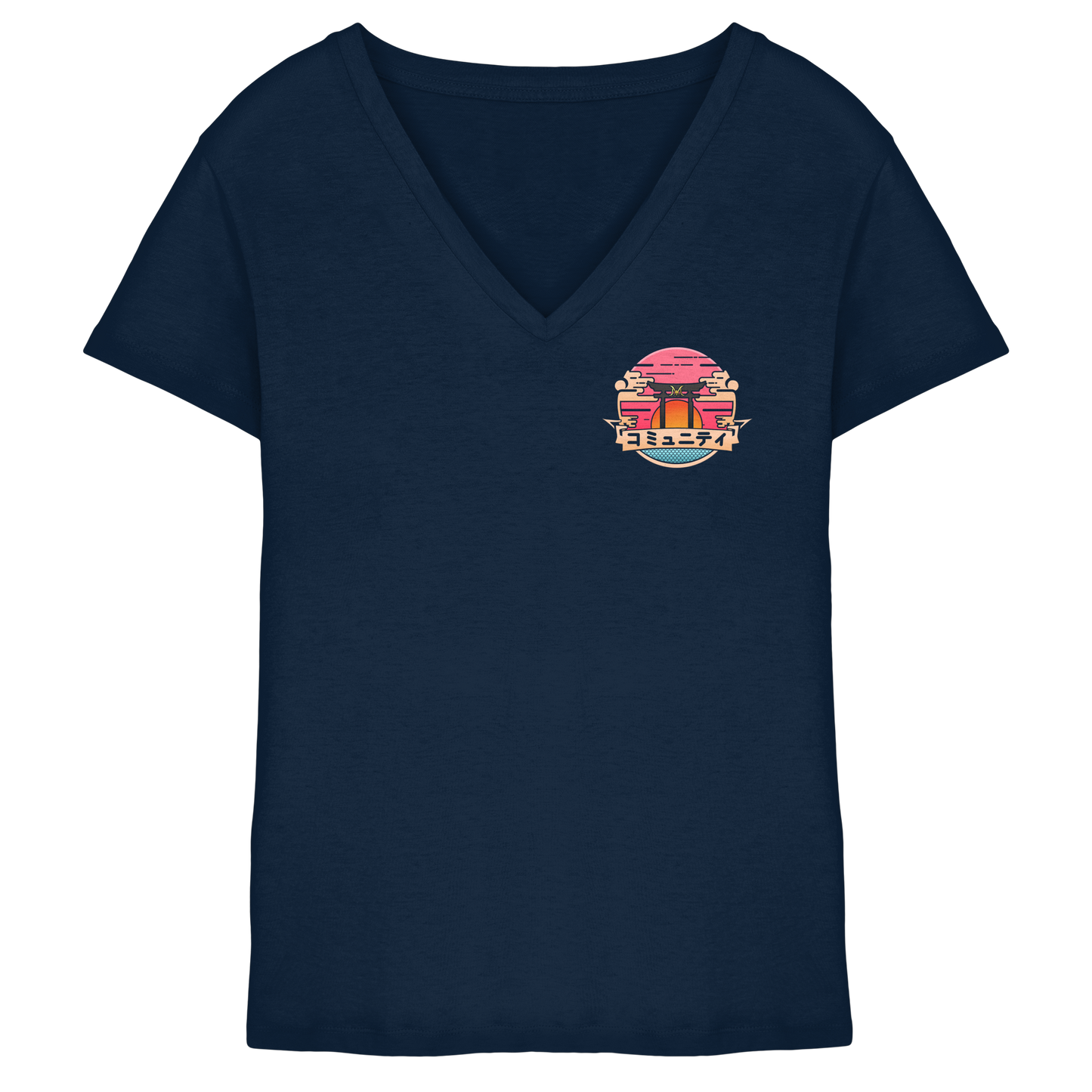 Majin Dhalucard Community Clean - Ladies V-Neck Shirt