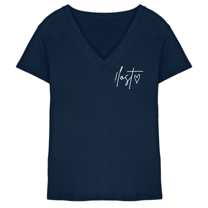 Steffinesse Lost - Ladies V-Neck Shirt