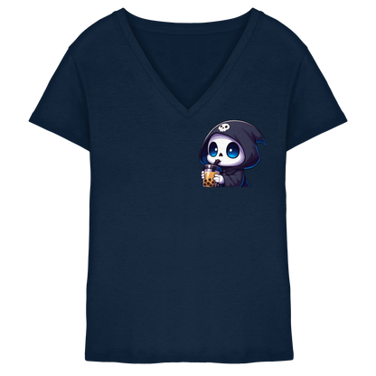 Fabertx Sip - Ladies V-Neck Shirt