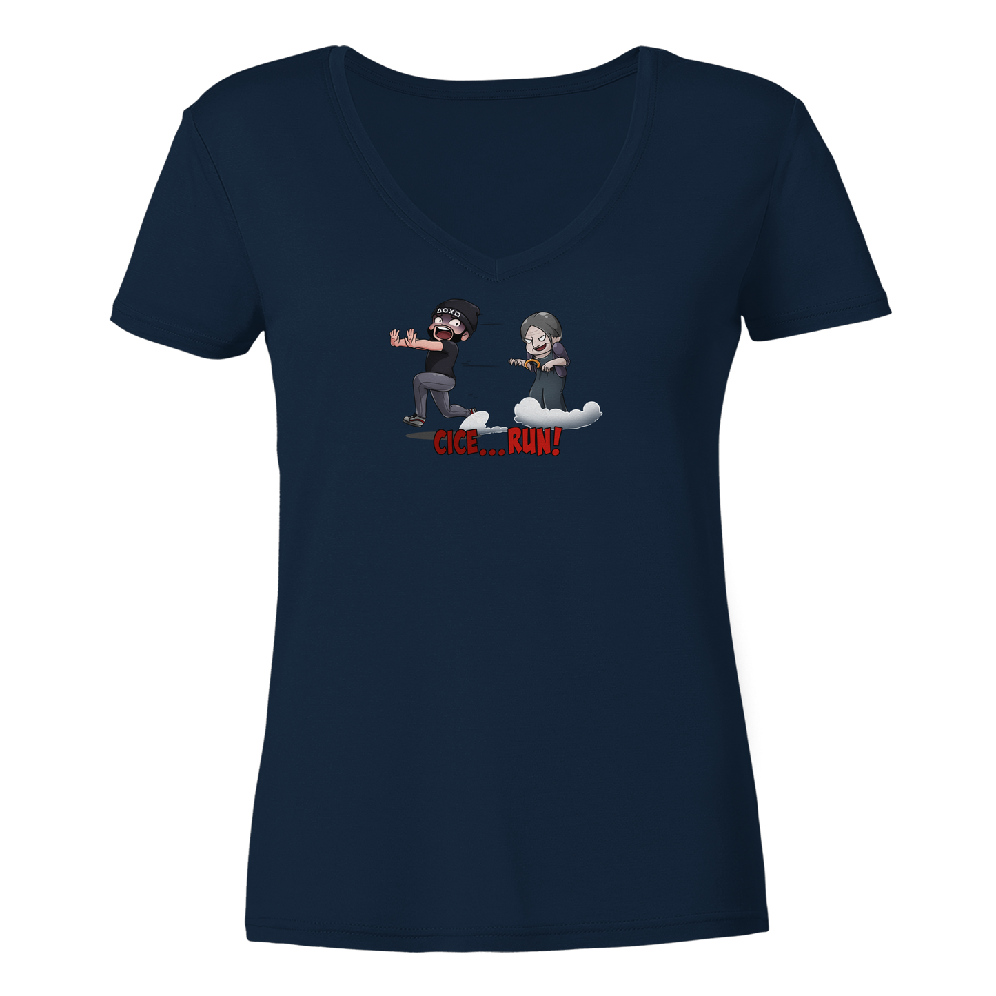 TheCiceroshows Cicero Run - Ladies V-Neck Shirt