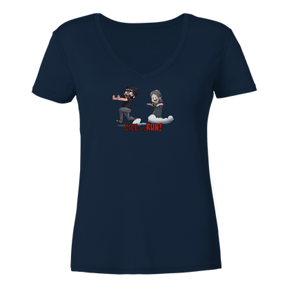 TheCiceroshows Cicero Run - Ladies V-Neck Shirt